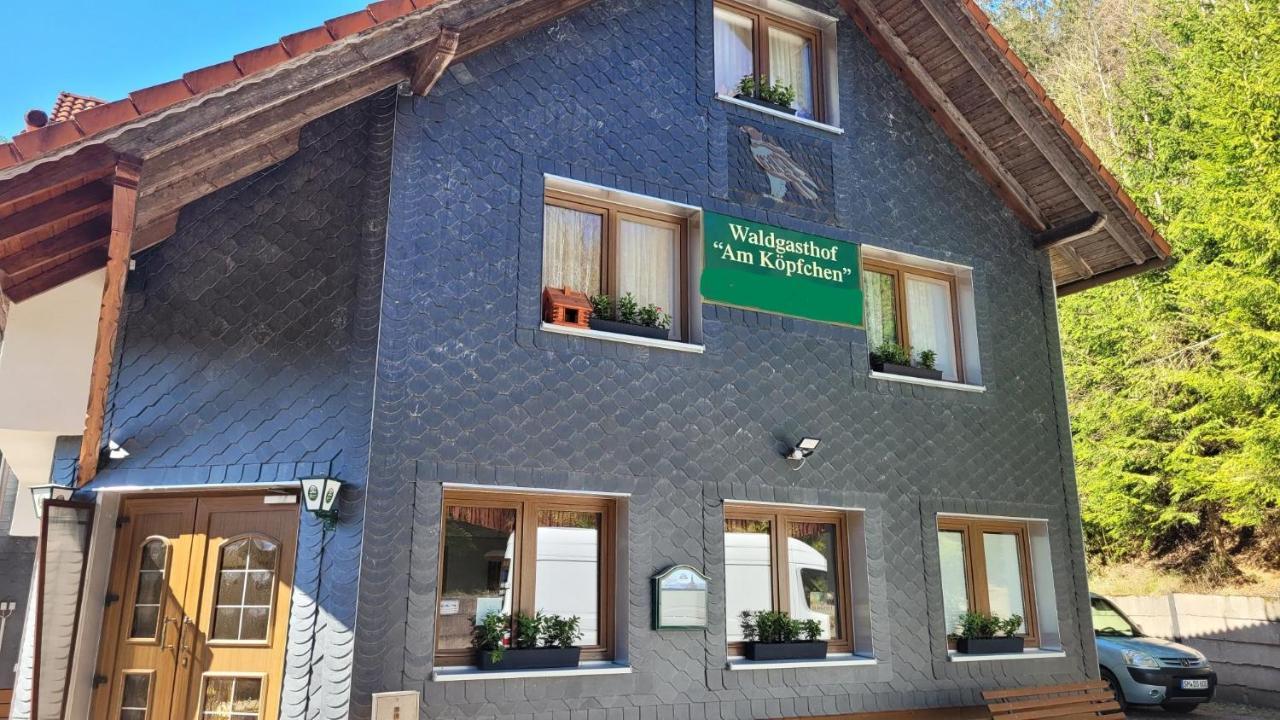 Waldpension Am Koepfchen Kurort Steinbach-Hallenberg ภายนอก รูปภาพ